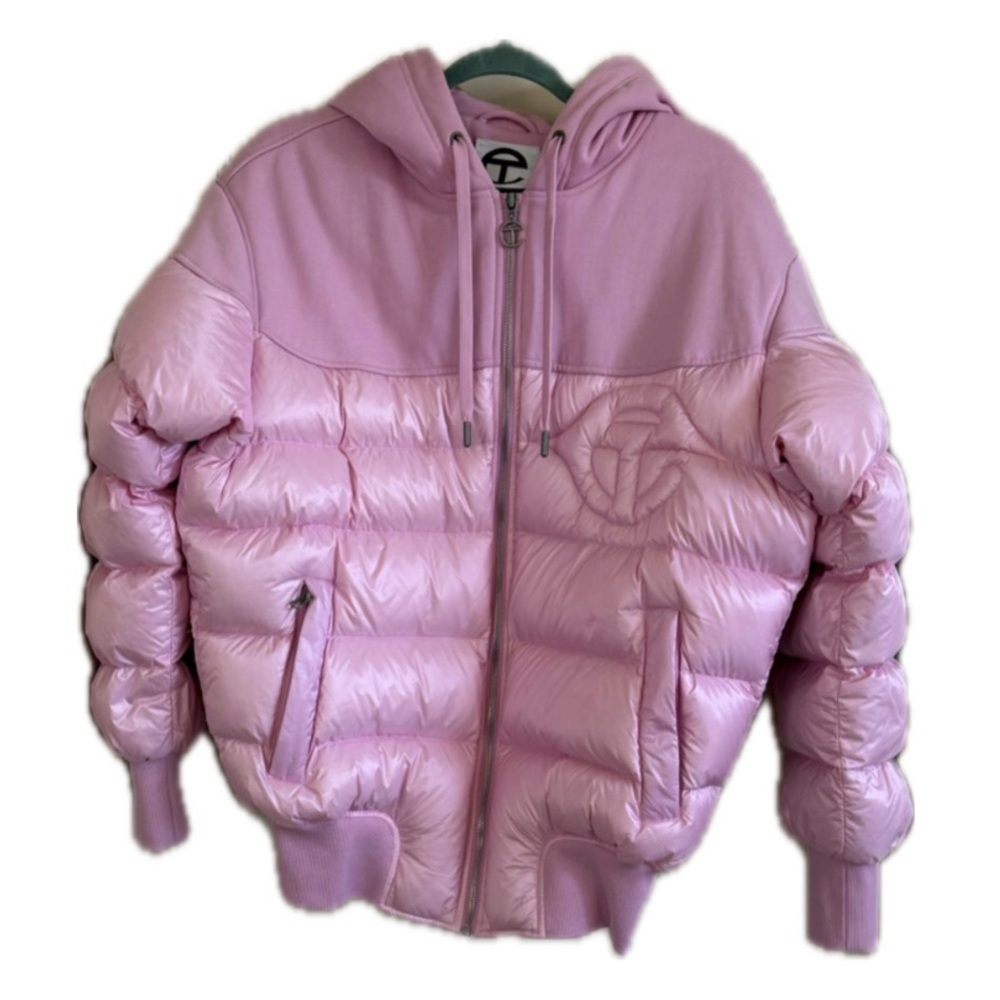 Iconic Pink Telfar Puffer Jacket